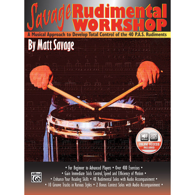 Savage Rudimental Workshop - by Matt Savage - 00-0465B