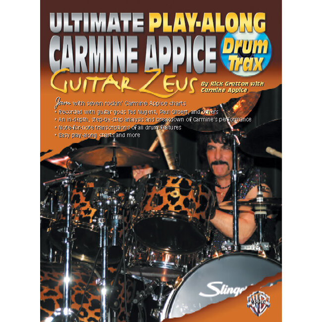 Ultimate Play-Along Drum Trax: Carmine Appice Guitar Zeus - by Rick Gratton with Carmine Appice - 00-0739B