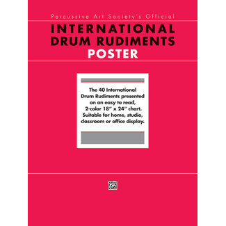 Alfred Publishing Co. International Drum Rudiments - by Rob Carson and Jay Wanamaker - 00-2994