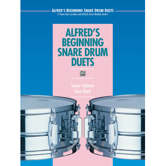 Alfred Publishing Co. Alfred's Beginning Snare Drum Duets - by Sandy Feldstein and Dave Black - 00-4301