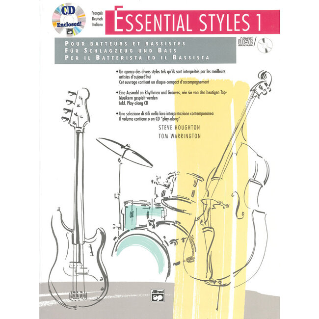 Essential Styles for the Drummer and Bassist, Book 1 - by Steve Houghton and Tom Warrington - 00-4309