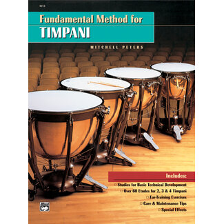 Alfred Publishing Co. Fundamental Method for Timpani - by Mitchell Peters - 00-4312