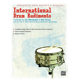 Alfred Publishing Co. International Drum Rudiments - by Rob Carson and Jay Wanamaker - 00-7216
