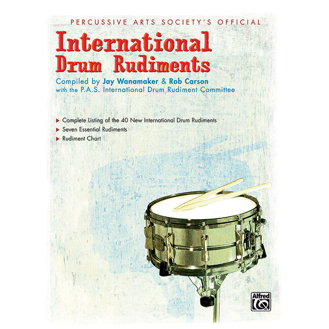 International Drum Rudiments - by Rob Carson and Jay Wanamaker - 00-7216