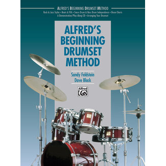 Alfred Publishing Co. Alfred's Beginning Drumset Method - by Dave Black and Sandy Feldstein - 00-8965