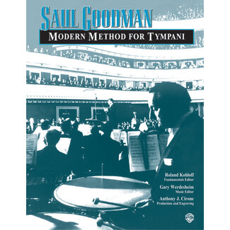 Alfred Publishing Co. Saul Goodman: Modern Method for Timpani - by Saul Goodman / ed. Roland Kohloff and Gary Werdesheim - 00-11424A