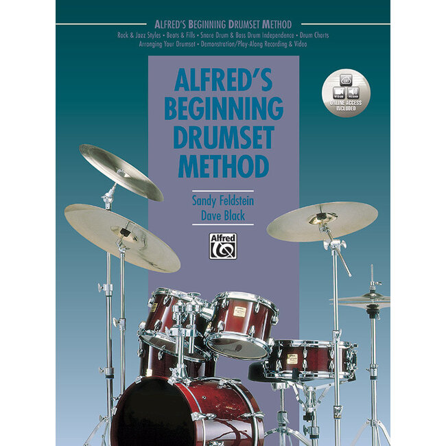 Alfred's Beginning Drumset Method - by Dave Black and Sandy Feldstein - 00-16926