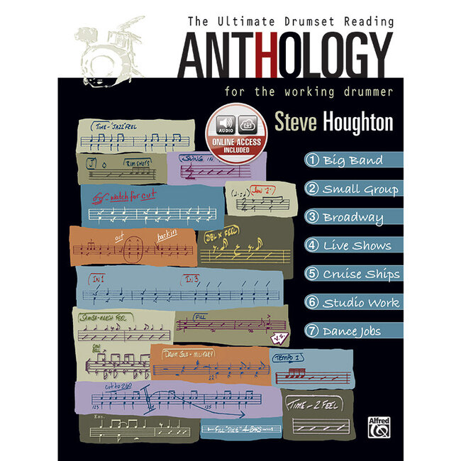 The Ultimate Drumset Reading Anthology - by Steve Houghton - 00-16933