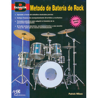 Alfred Publishing Co. Basix®: Rock Drum Method (Metodo de Batería de Rock) - by Patrick Wilson - 00-17886