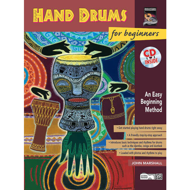 Hand Drums for Beginners - by John Marshall - 00-19328