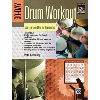 Alfred Publishing Co. 30-Day Drum Workout - by Pete Sweeney - 00-19397