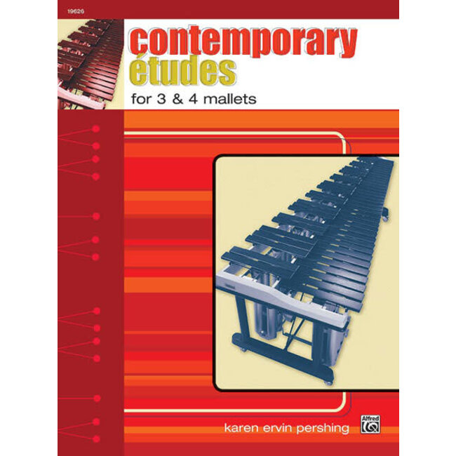 Contemporary Etudes for 3 & 4 Mallets - by Karen Ervin Pershing - 00-19626