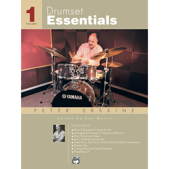 Drumset Essentials, Volume 1 - by Peter Erskine - 00-20622