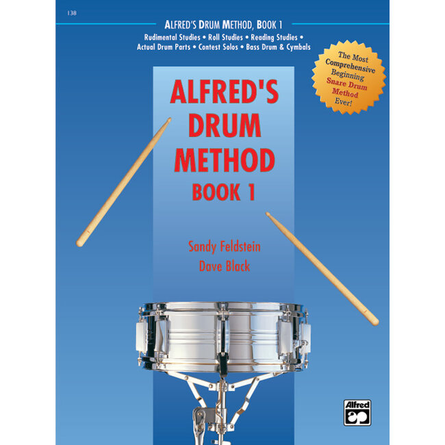 Alfred's Drum Method, Book 1 - by Dave Black and Sandy Feldstein - 00-21456