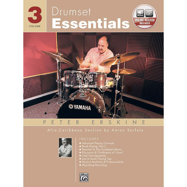 Drumset Essentials, Volume 3 - by Peter Erskine - 00-21464
