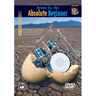 Alfred Publishing Co. Drums for the Absolute Beginner - by Pete Sweeney - 00-22614