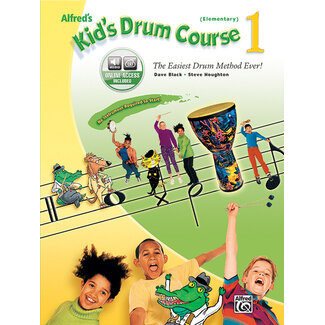 Alfred Publishing Co. Alfred's Kid's Drum Course 1 - by Dave Black and Steve Houghton - 00-23182