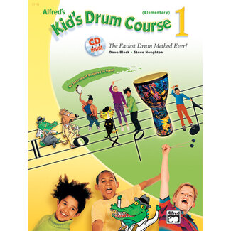 Alfred Publishing Co. Alfred's Kid's Drum Course 1 - by Dave Black and Steve Houghton - 00-23202