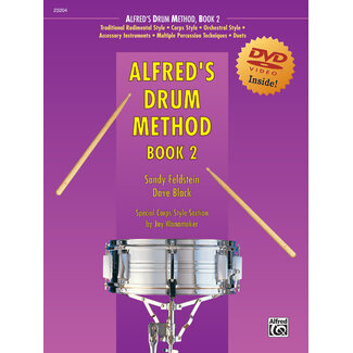 Alfred Publishing Co. Alfred's Drum Method, Book 2 - by Dave Black and Sandy Feldstein - 00-23204