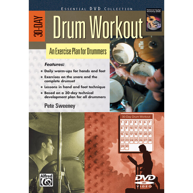30-Day Drum Workout - by Pete Sweeney - 00-24209
