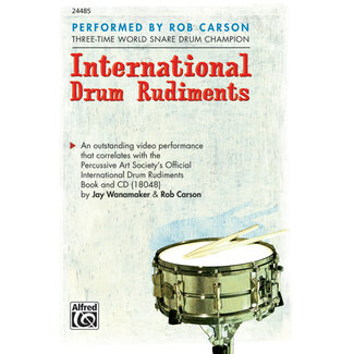 Alfred Publishing Co. International Drum Rudiments - by Rob Carson and Jay Wanamaker - 00-24485