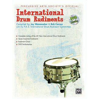 Alfred Publishing Co. International Drum Rudiments - by Rob Carson and Jay Wanamaker - 00-24605