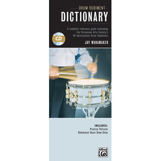 Alfred Publishing Co. Drum Rudiment Dictionary - by Jay Wanamaker - 00-27737