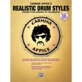 Alfred Publishing Co. Realistic Drum Styles - by Carmine Appice - 00-35140