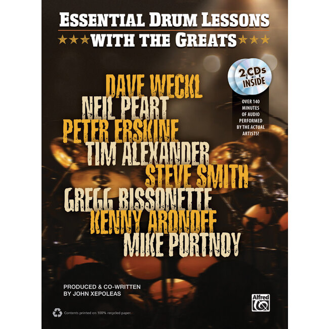 Essential Drum Lessons with the Greats - by John Xepoleas - 00-35141