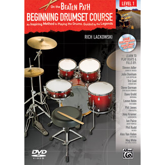 Alfred Publishing Co. On the Beaten Path: Beginning Drumset Course, Level 1 - by Rich Lackowski - 00-37509