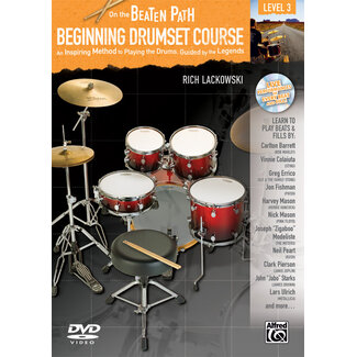 Alfred Publishing Co. On the Beaten Path: Beginning Drumset Course, Level 3 - by Rich Lackowski - 00-37517