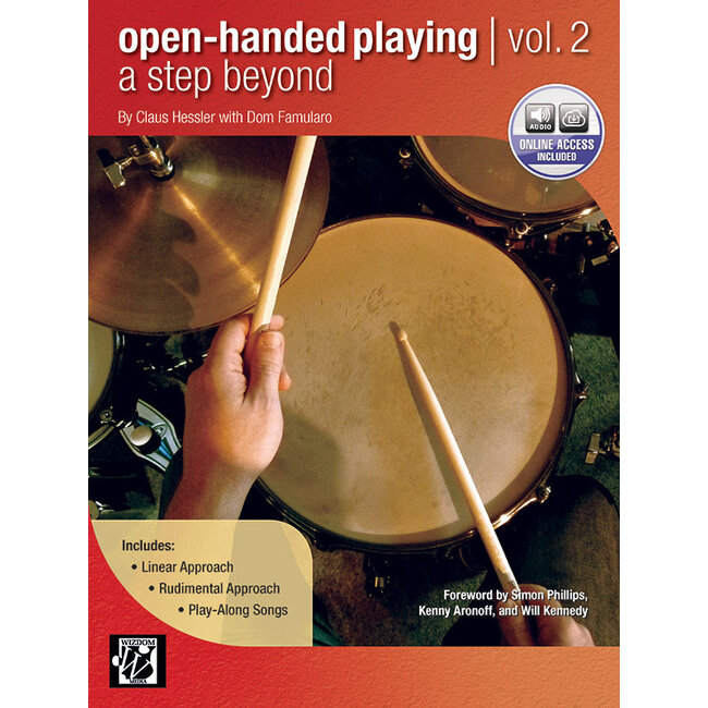 Open-Handed Playing, Volume 2 - by Claus Hessler with Dom Famularo - 00-38832