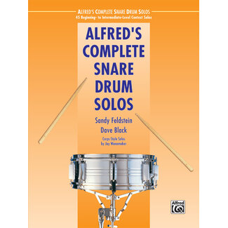 Alfred Publishing Co. Alfred's Complete Snare Drum Solos - by Dave Black and Sandy Feldstein (Corps-Style Solos by Jay Wanamaker) - 00-40531