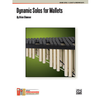 Alfred Publishing Co. Dynamic Solos for Mallets - by Brian Slawson - 00-41062