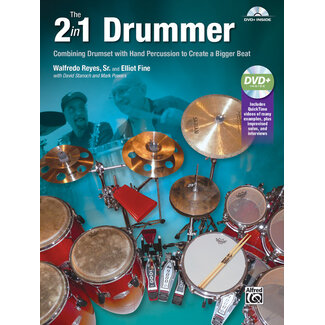 Alfred Publishing Co. The 2-in-1 Drummer - by Walfredo Reyes, Sr. and Elliot Fine with David Stanoch and Mark Powers - 00-41451