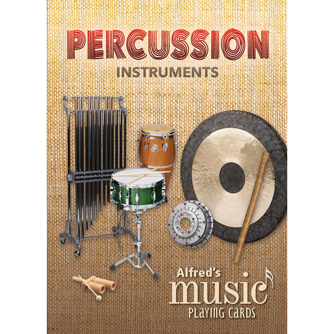 Alfred's Music Playing Cards: Percussion Instruments - by Dave Black - 00-43083