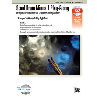 Alfred Publishing Co. Steel Drum Minus 1 Play-Along - by Arr. and compiled by Jeff Moore - 00-44511