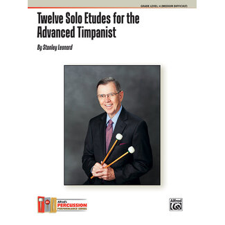 Alfred Publishing Co. Twelve Solo Etudes for the Advanced Timpanist - by Stanley Leonard - 00-44695