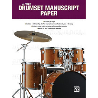 Alfred Publishing Co. Alfred's Drumset Manuscript Paper - by Dave Black - 00-44964