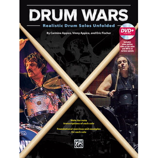 Alfred Publishing Co. Drum Wars - by Carmine Appice, Vinny Appice, and Eric Fischer - 00-45036