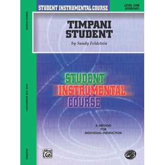 Alfred Publishing Co. Student Instrumental Course: Timpani Student, Level I - by Sandy Feldstein - 00-BIC00176A