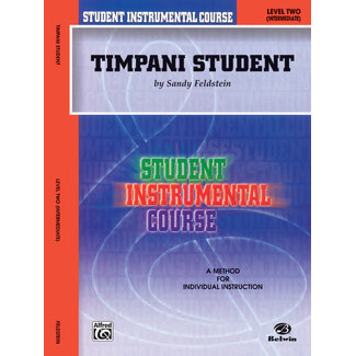 Alfred Publishing Co. Student Instrumental Course: Timpani Student, Level II - by Sandy Feldstein - 00-BIC00276A