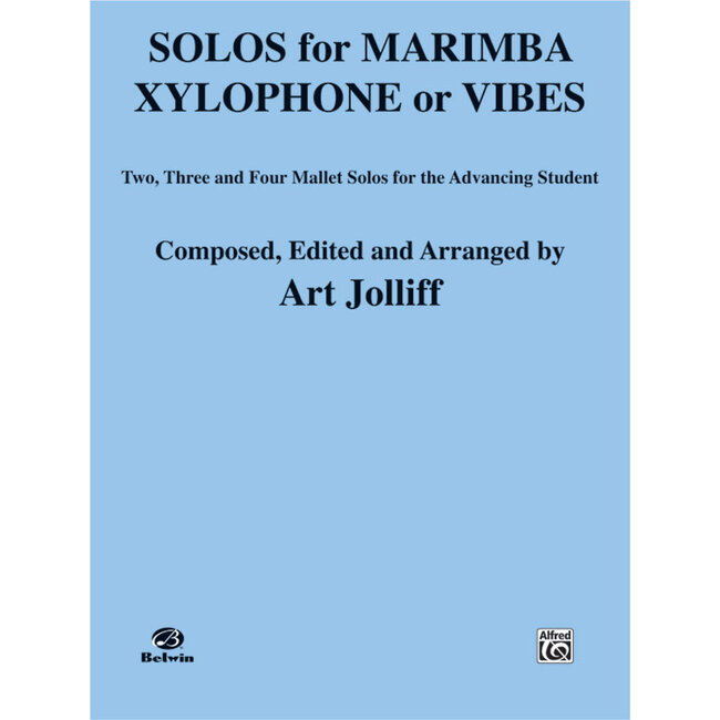 Solos for Marimba, Xylophone or Vibes - by Art Jolliff - 00-EL03200