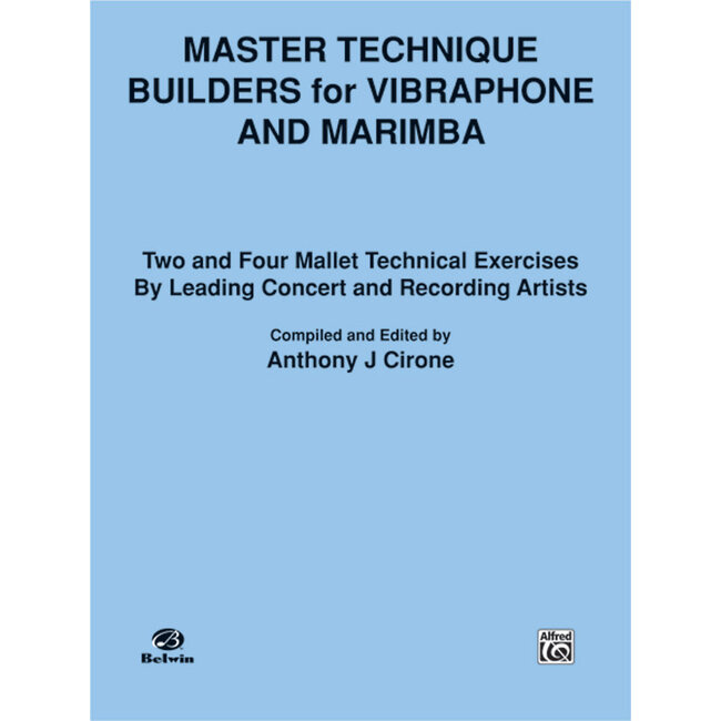Master Technique Builders for Vibraphone and Marimba - by Anthony J. Cirone - 00-EL03209