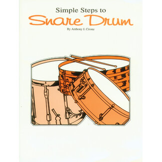 Alfred Publishing Co. Simple Steps to Snare Drum - by Anthony J. Cirone - 00-EL03678