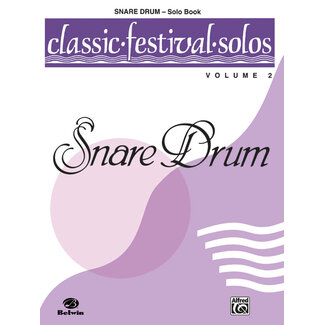 Alfred Publishing Co. Classic Festival Solos (Snare Drum), Volume 2 Solo Book - by  - 00-EL03899