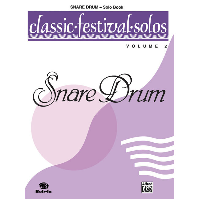 Classic Festival Solos (Snare Drum), Volume 2 Solo Book - by  - 00-EL03899