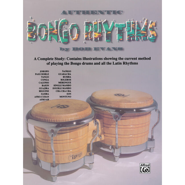 Authentic Bongo Rhythms (Revised) - by Bob Evans - 00-HAB00014A