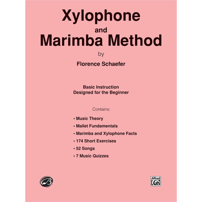 Xylophone and Marimba Method - by Florence Shaefer - 00-HAB00031