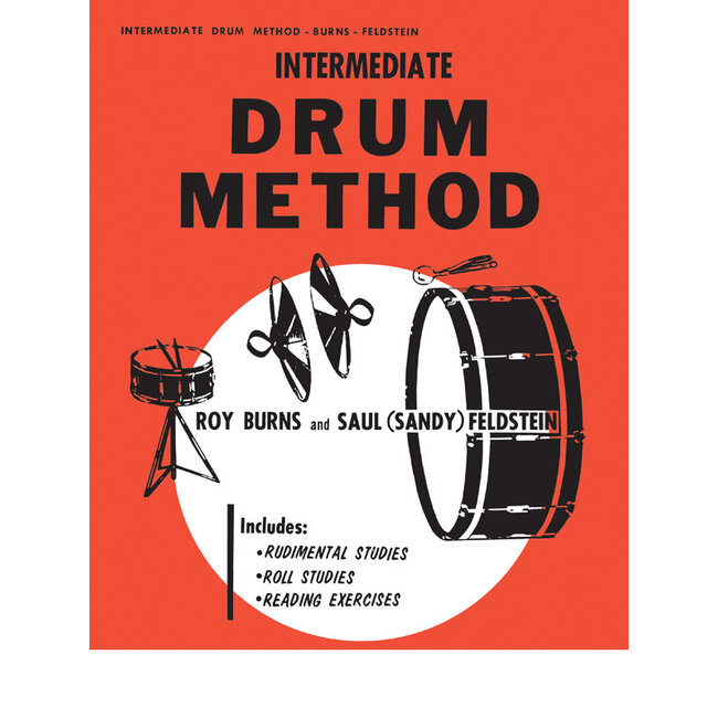 Drum Method: Intermediate - by Roy Burns - 00-HAB00100